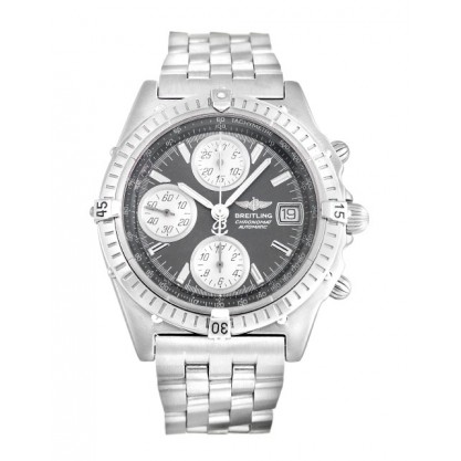Grey Dials Breitling Chronomat A13350 Replica Watches With 40 MM Steel Cases For Men