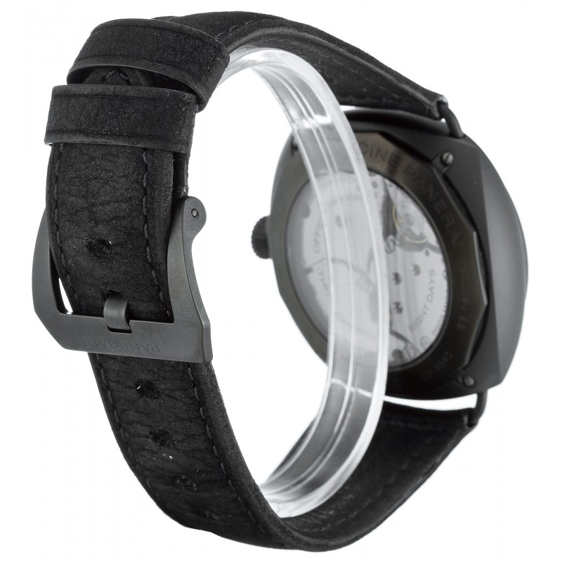 Black Dials Panerai Radiomir Automatic PAM00384 Men Replica Watches With 45 MM Black Ceramic Cases