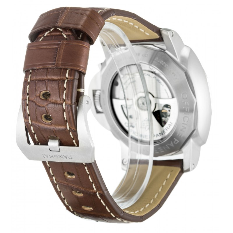 Black Dials Panerai Manifattura Luminor PAM00320 Replica Watches With 44 MM Steel Cases