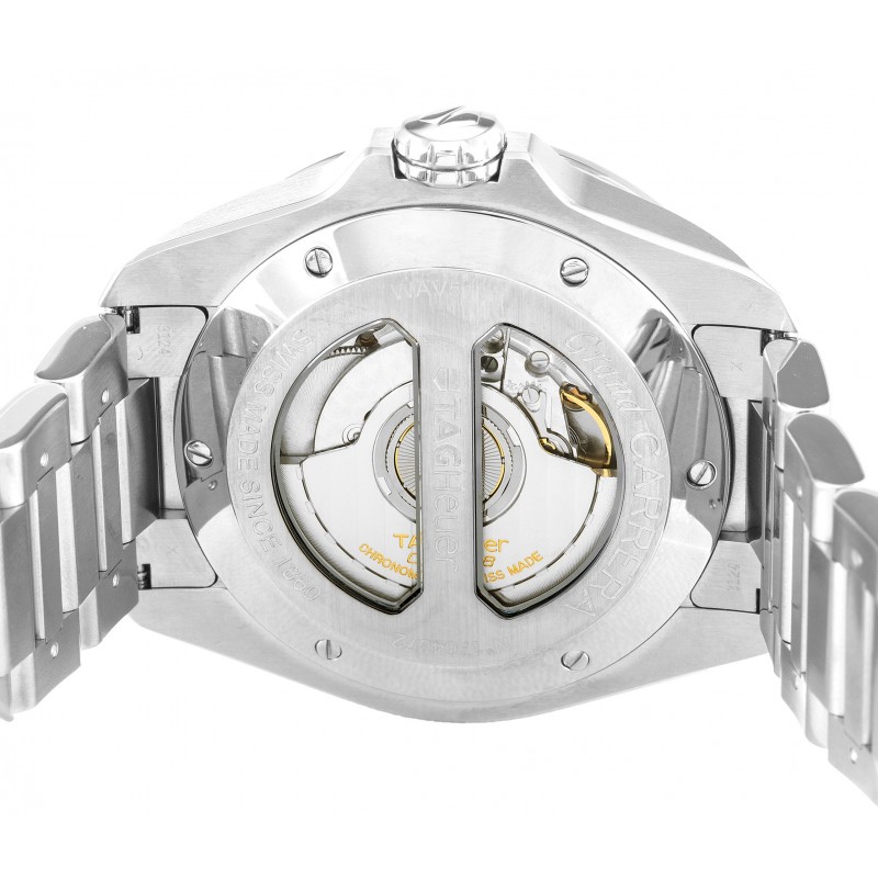 Black Dials Tag Heuer Grand Carrera WAV5111.BA0901 Replica Watches With 42.5 MM Steel Cases