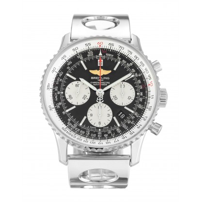 Black Dials Breitling Navitimer AB0120 Replica Watches With 43 MM Steel Cases