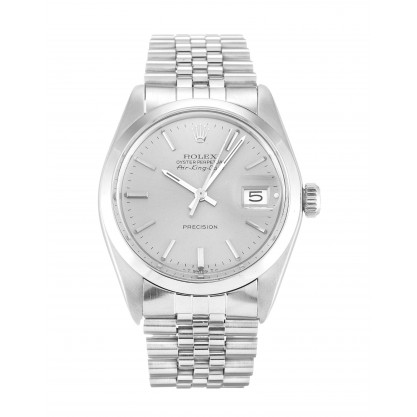 Grey Dials Rolex Air-King 5700 Replica Watches With 34 MM Steel Cases For Sale