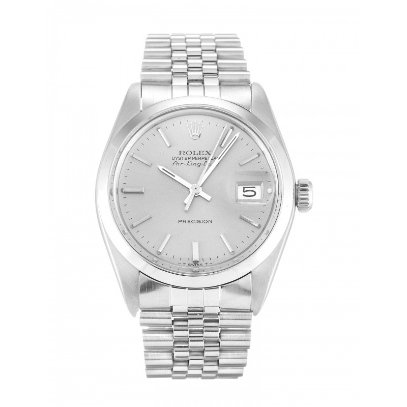Grey Dials Rolex Air-King 5700 Replica Watches With 34 MM Steel Cases For Sale