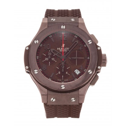 41 MM Brown Dials Hublot 341.SL.1008.RX Fake Watches With Steel Cases For Men