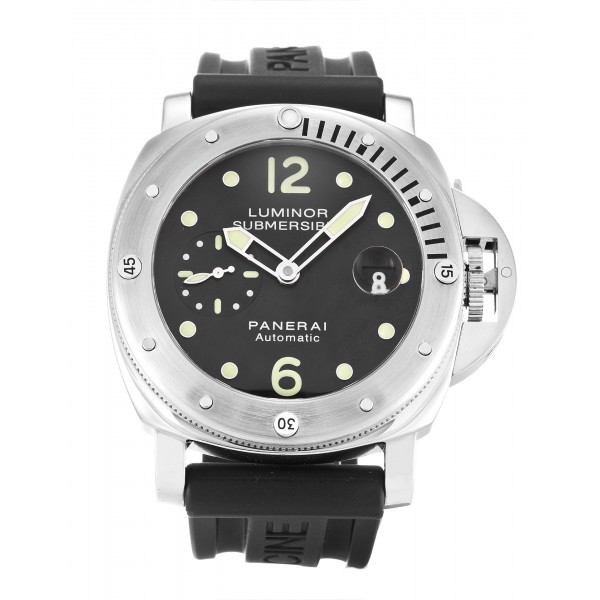 Black Dials Panerai Luminor Submersible PAM00024 Replica Watches With 44 MM Steel Cases Online