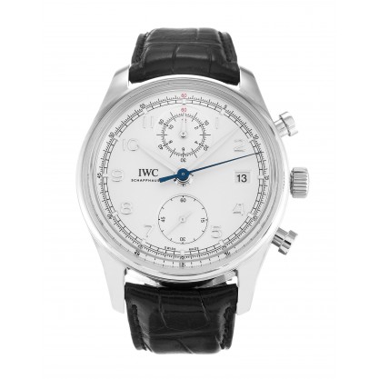42 MM Silver Dials IWC Portuguese Chrono IW390403 Replica Watches With Steel Cases For Men