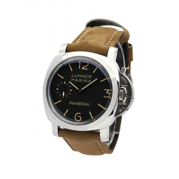 Black Dials Panerai Luminor Marina PAM00422 Fake Watches With 47 MM Steel Cases For Men