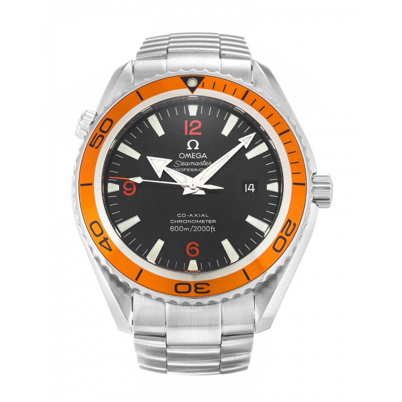 Black Dials Omega Planet Ocean 2208.50.00 Replica Watches With 45.5 MM Steel Cases