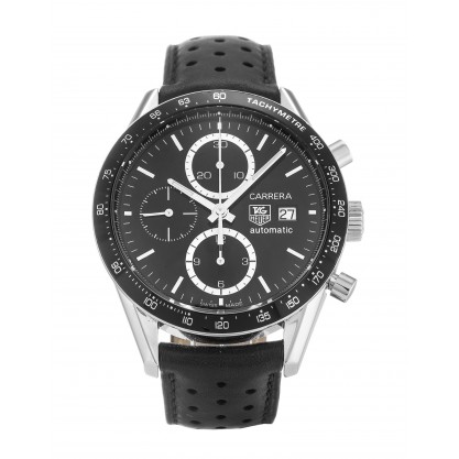 Black Dials Tag Heuer Carrera CV2010.FC6233 Replica Watches With 41 MM Steel Cases For Men