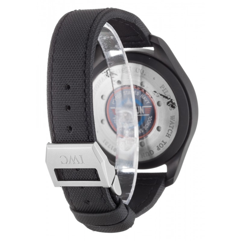 Black Dials IWC Big Pilots IW501901 Men Replica Watches With Black Ceramic Cases For Men