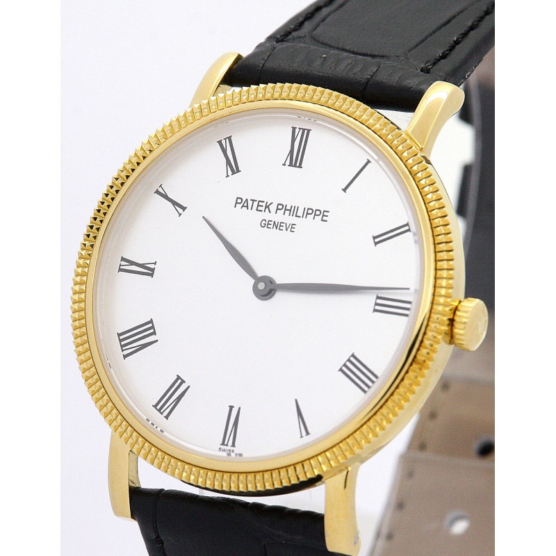 White Dials Patek Philippe Calatrava 5120J Replica Watches With 33 MM Gold Cases