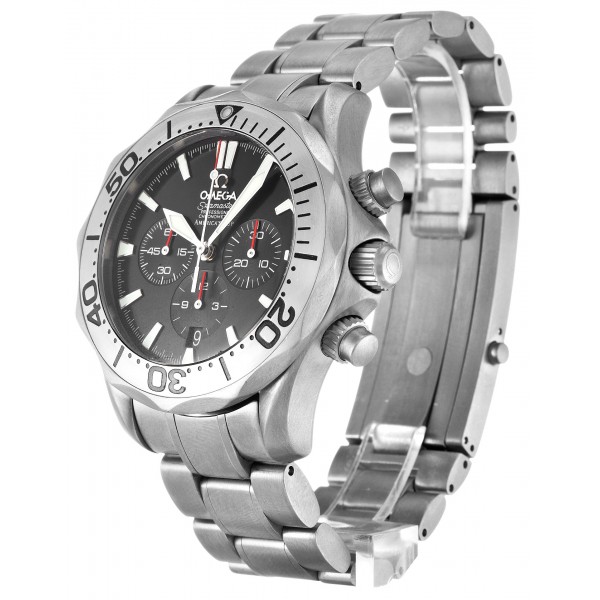 Black Dials Omega Seamaster 300m 2293.50.00 Replica Watches With 41.5 MM Titanium Cases