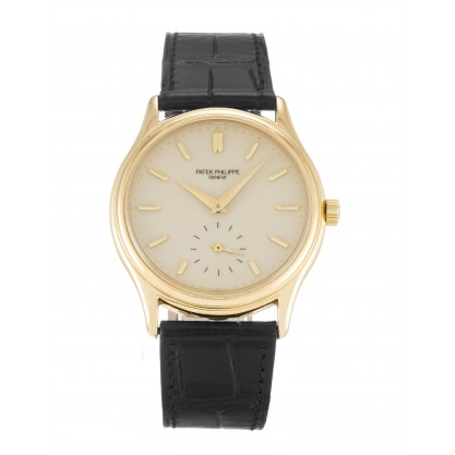 31 MM White Dials Patek Philippe Calatrava 3923 Replica Watches With Gold Cases Online