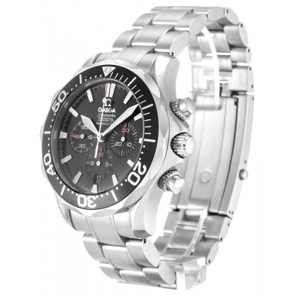 Black Dials Omega Seamaster Americas Cup 2594.50.00 Replica Watches With 41.5 MM Steel Cases