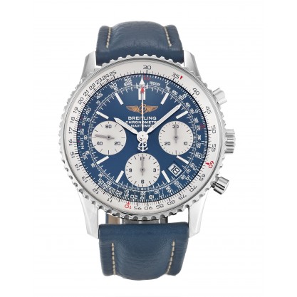 Blue Dials Breitling Navitimer A23322 Replica Watches With 41.8 MM Steel Cases
