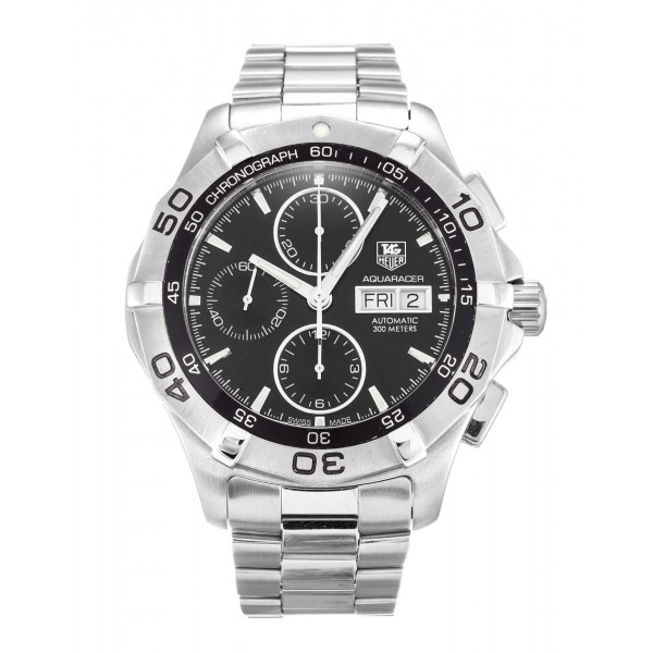Black Dials Tag Heuer Aquaracer CAF2010.BA0815 Replica Watches With 43 MM Steel Cases For Men
