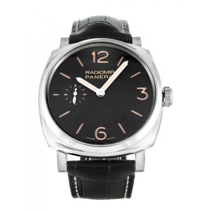 Black Dials Panerai Radiomir Manual PAM00512 Replica Watches With 42 MM Steel Cases Online