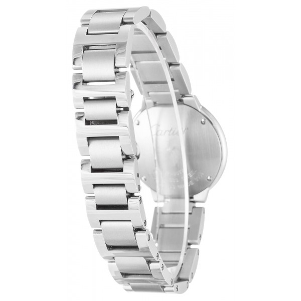 Silver Dials Cartier Ballon Bleu WE902073 Replica Watches With 28 MM Steel Cases For Women