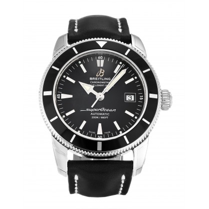 Black Dials Breitling SuperOcean Heritage A17321 Replica Watches With 42 MM Steel Cases For Men