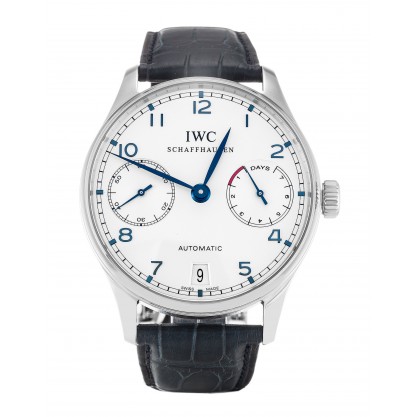 Silver Dials IWC Portuguese Automatic IW500107 Replica Watches With 42.3 MM Steel Cases For Men