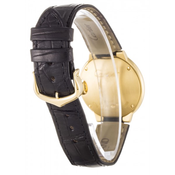 Silver Dials Cartier Ballon Bleu W6900156 Replica Watches With 29 MM Gold Cases