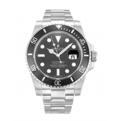 Black Dials Rolex Submariner 116610 LN Replica Watches With 40 MM Steel Cases For Men