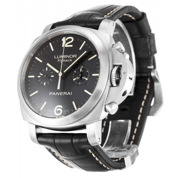 Black Dials Panerai Luminor 1950 PAM00361 Replica Watches With 44 MM Steel Cases For Men