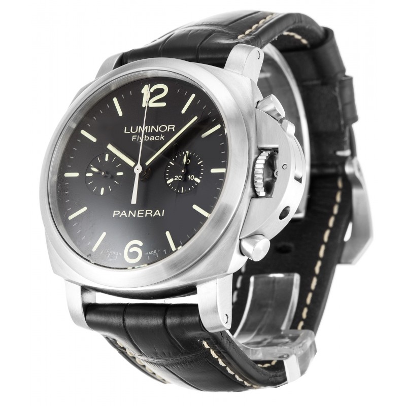 Black Dials Panerai Luminor 1950 PAM00361 Replica Watches With 44 MM Steel Cases For Men