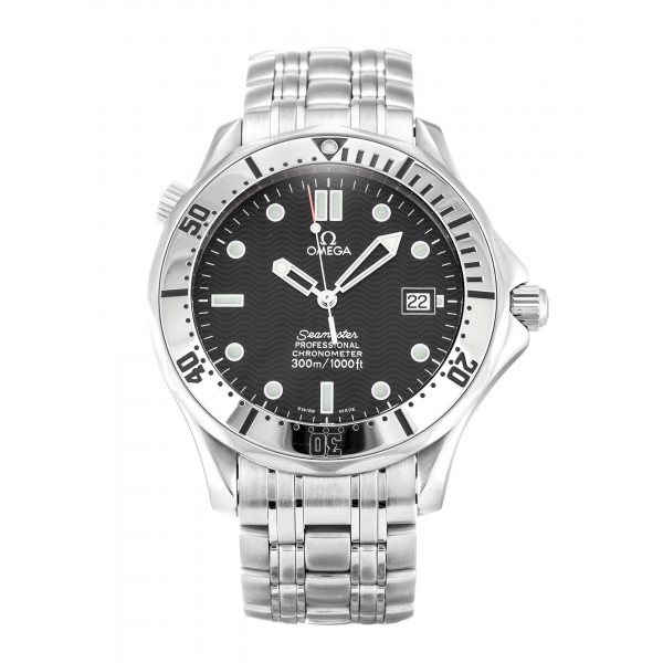 Black Dials Omega Seamaster 300m 2532.80.00 Replica Watches With 41 MM Steel Cases For Men