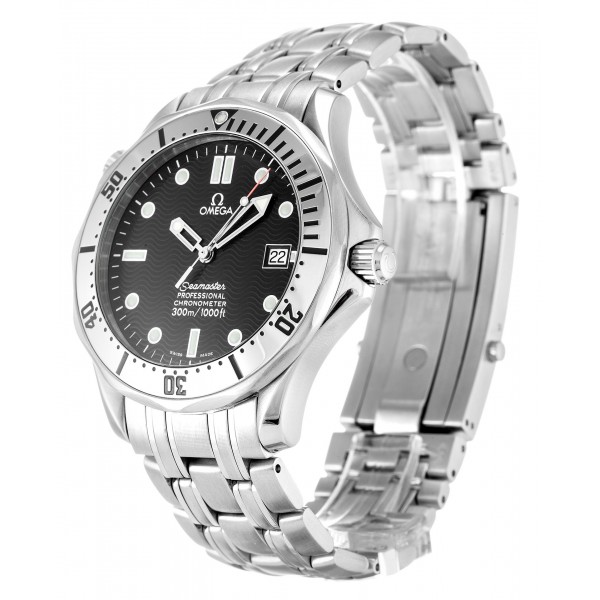 Black Dials Omega Seamaster 300m 2532.80.00 Replica Watches With 41 MM Steel Cases For Men
