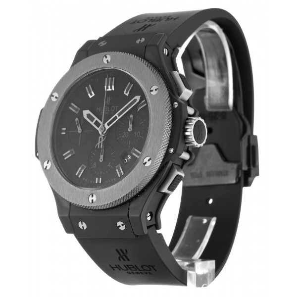 44 MM Black Dials Hublot 301.ck.1140.rx Replica Watches With Ceramic Cases For Men
