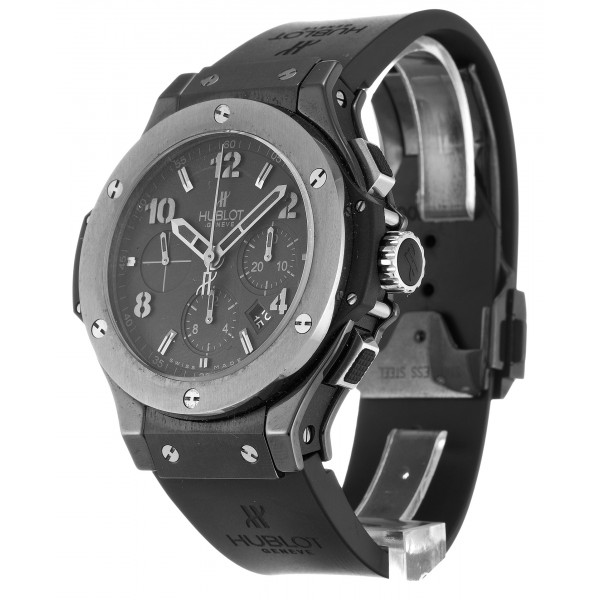 44 MM Black Dials Hublot 301.CT.130.RX Men Replica Watches With Black Ceramic Cases