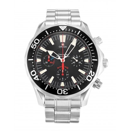 Black Dials Omega Seamaster Americas Cup 2869.50.91 Replica Watches With 44 MM Steel Cases For Men
