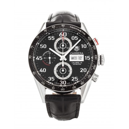 Black Dials Tag Heuer Carrera CV2A10.FC6235 Replica Watches With 43 MM Steel Cases