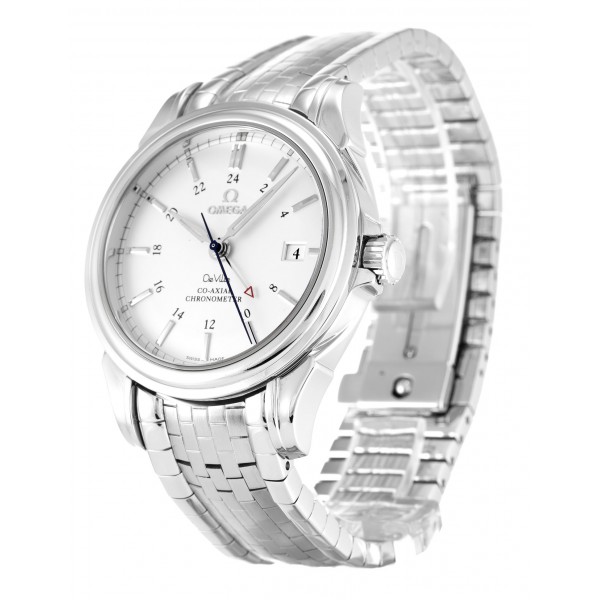 38.7 MM White Dials Omega De Ville Co-Axial 4533.31.00 Men Replica Watches With Steel Cases