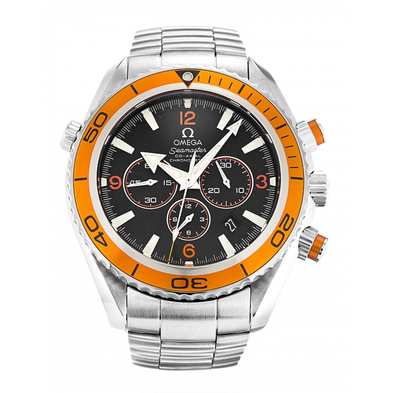 Black Dials Omega Planet Ocean 2218.50.00 Replica Watches With 45.5 MM Steel Cases For Men