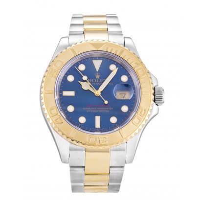 Blue Dials Rolex Yacht-Master 16623 Replica Watches With 40 MM Steel & Gold Cases For Men