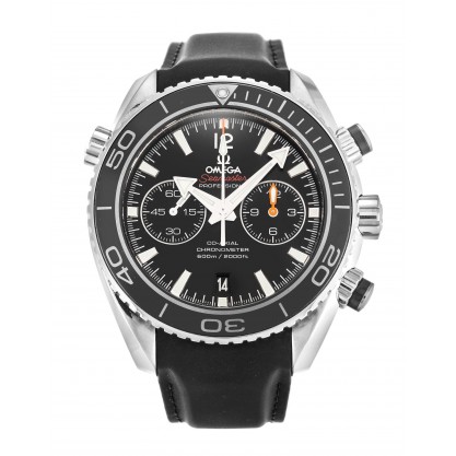 45.5 MM Black Dials Omega Planet Ocean 232.32.46.51.01.003 Replica Watches With Steel Cases For Men