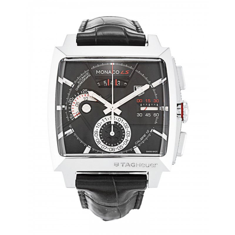 Black Dials Tag Heuer Monaco CAL2110.FC6257 Replica Watches With 40.5 MM Steel Cases For Men