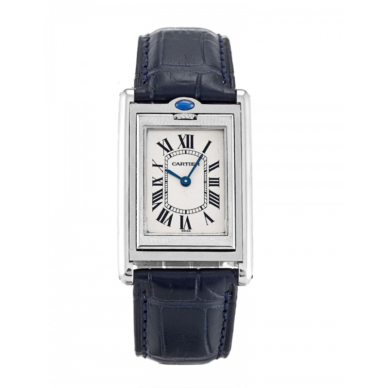Silver Dials Cartier Tank Basculante W1011258 Replica Watches With 23 MM Steel Cases For Sale