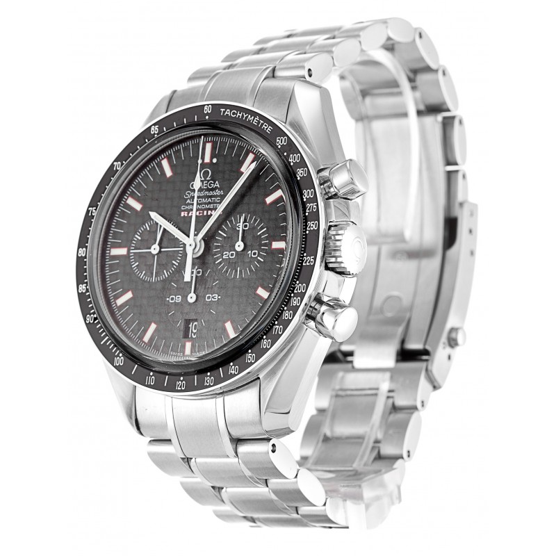 Carbon Dials Omega Speedmaster Racing 3552.59.00 Replica Watches With 42 MM Steel Cases For Men