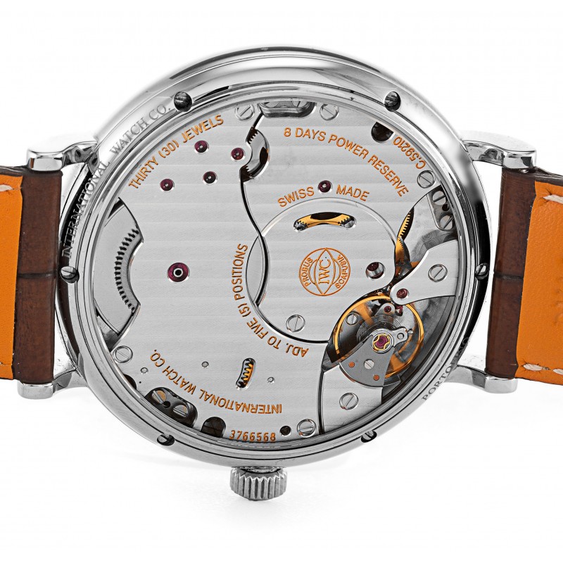 Black Dials IWC Portofino Manual IW510102 Replica Watches With 46 MM Steel Cases