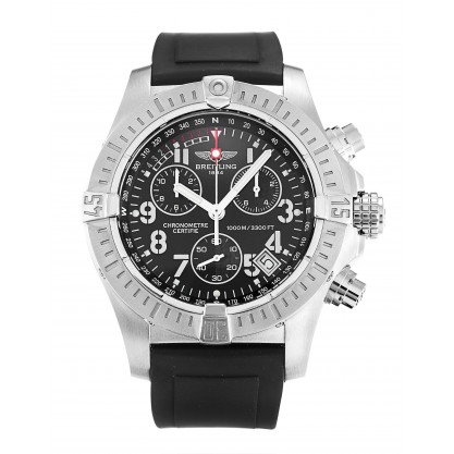 Black Dials Breitling Avenger Seawolf A73390 Replica Watches With 45.4 MM Steel Cases