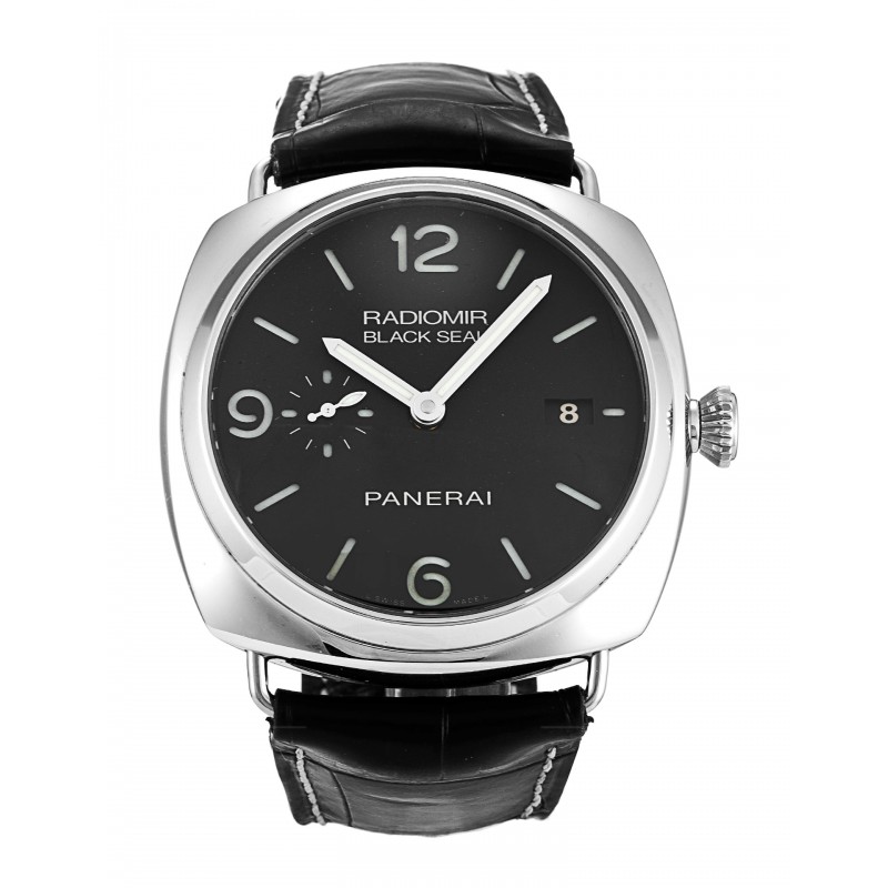Black Dials Panerai Radiomir Automatic PAM00388 Fake Watches With 45 MM Steel Cases For Men