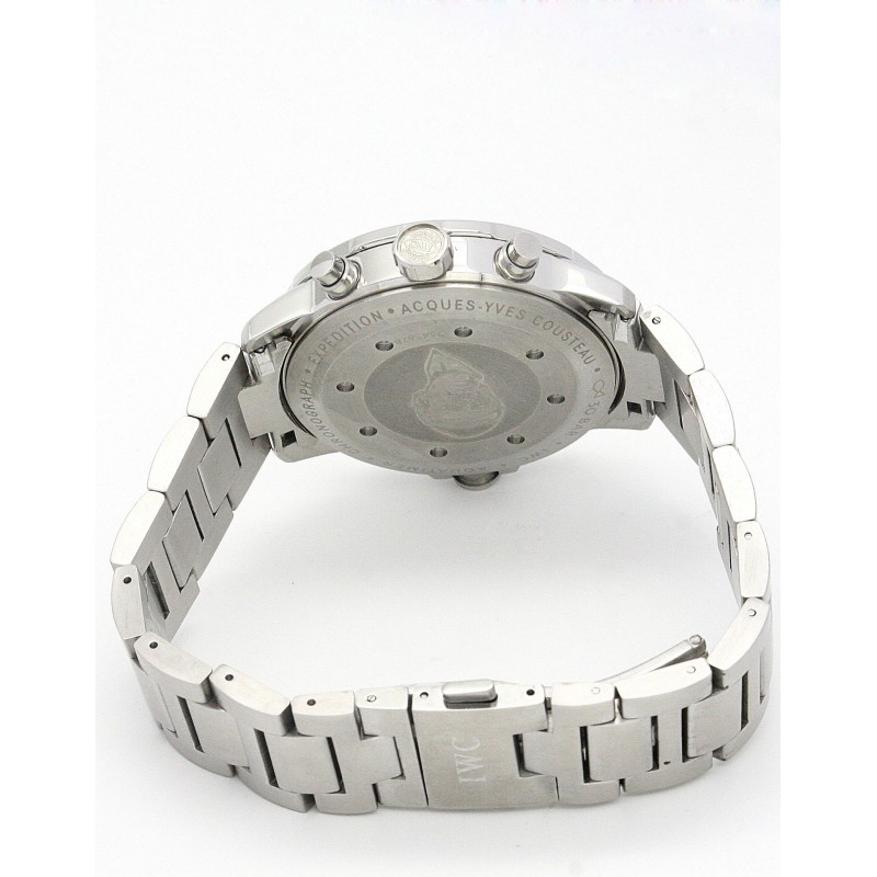 Black Dials IWC Aquatimer IW376801 Men Replica Watches With Steel Cases